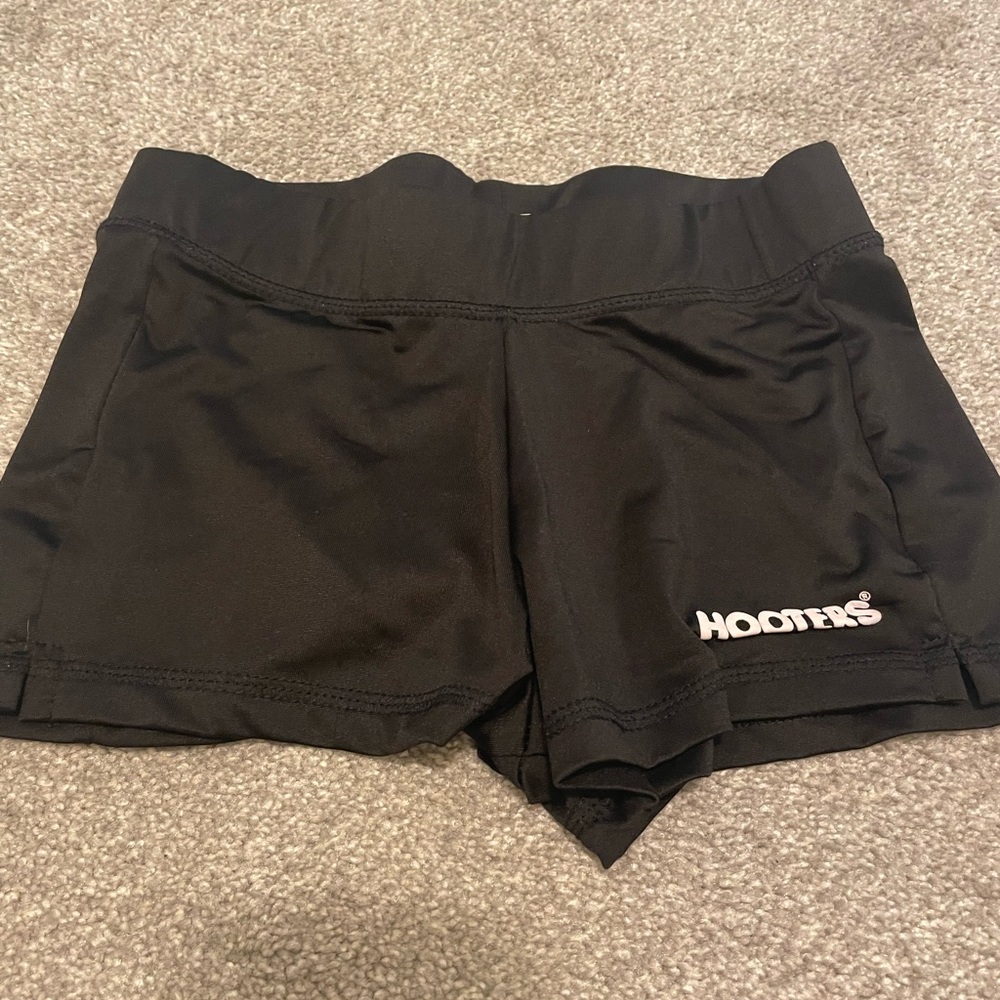 Authentic Hooters black uniform shorts